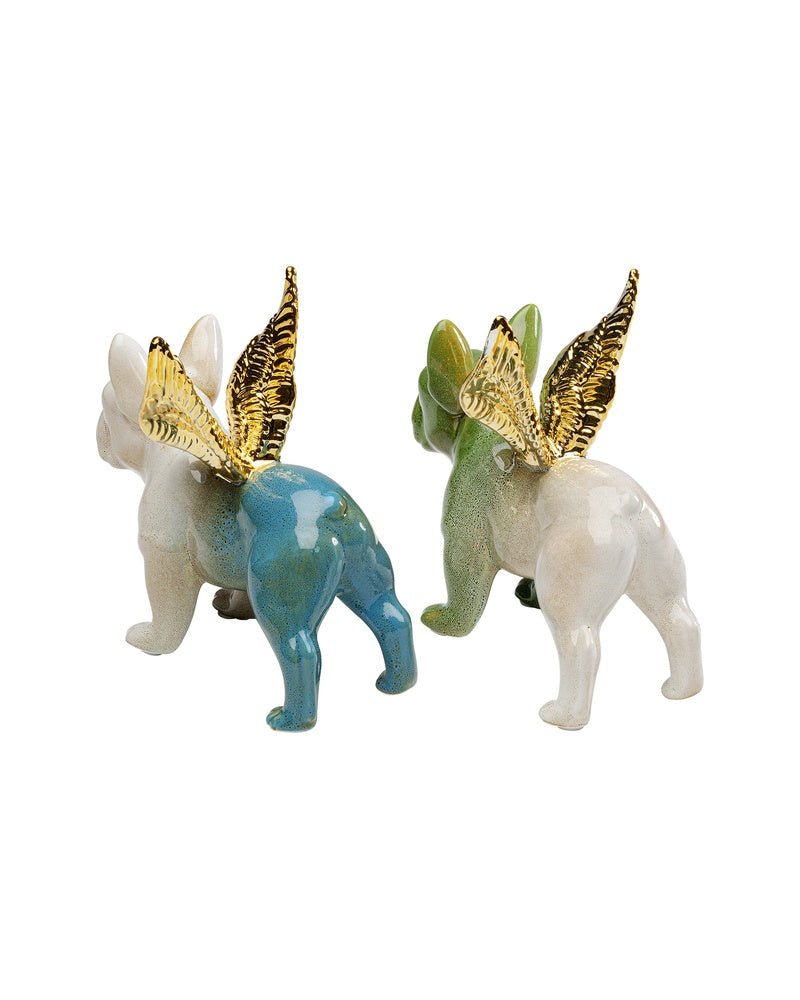 Kare - Deco Figurine Angel Wings Dog Assorted