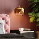 Kare - Hanging Lamp Golden Goblet Ø25cm