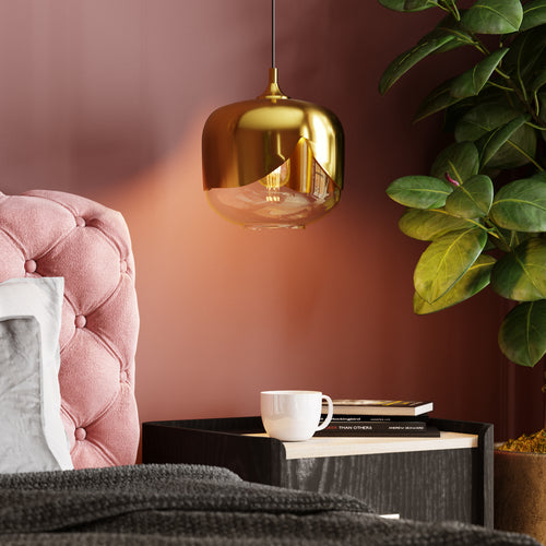 Kare - Hanging Lamp Golden Goblet Ø25cm