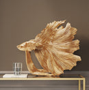 Kare - Deco Figurine Betta Fish Gold Small