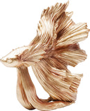 Kare - Deco Figurine Betta Fish Gold Small