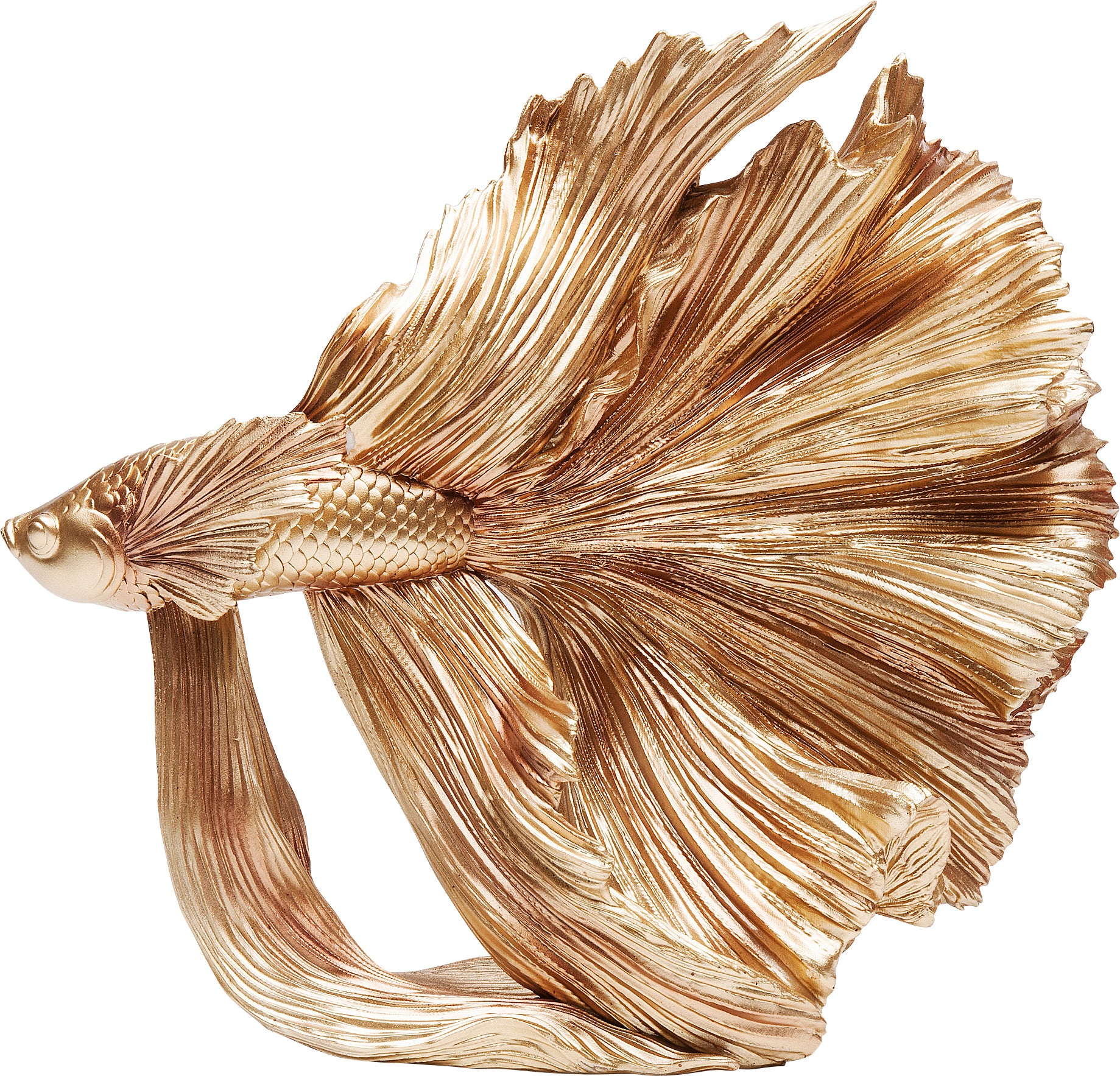 Kare - Deco Figurine Betta Fish Gold Small