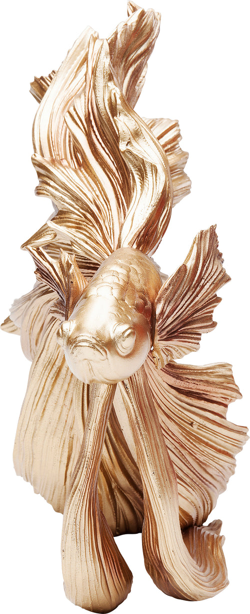 Kare - Deco Figurine Betta Fish Gold Small