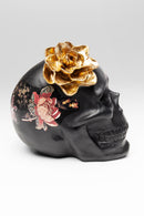 Kare - Deco Object Flower Skull 22cm