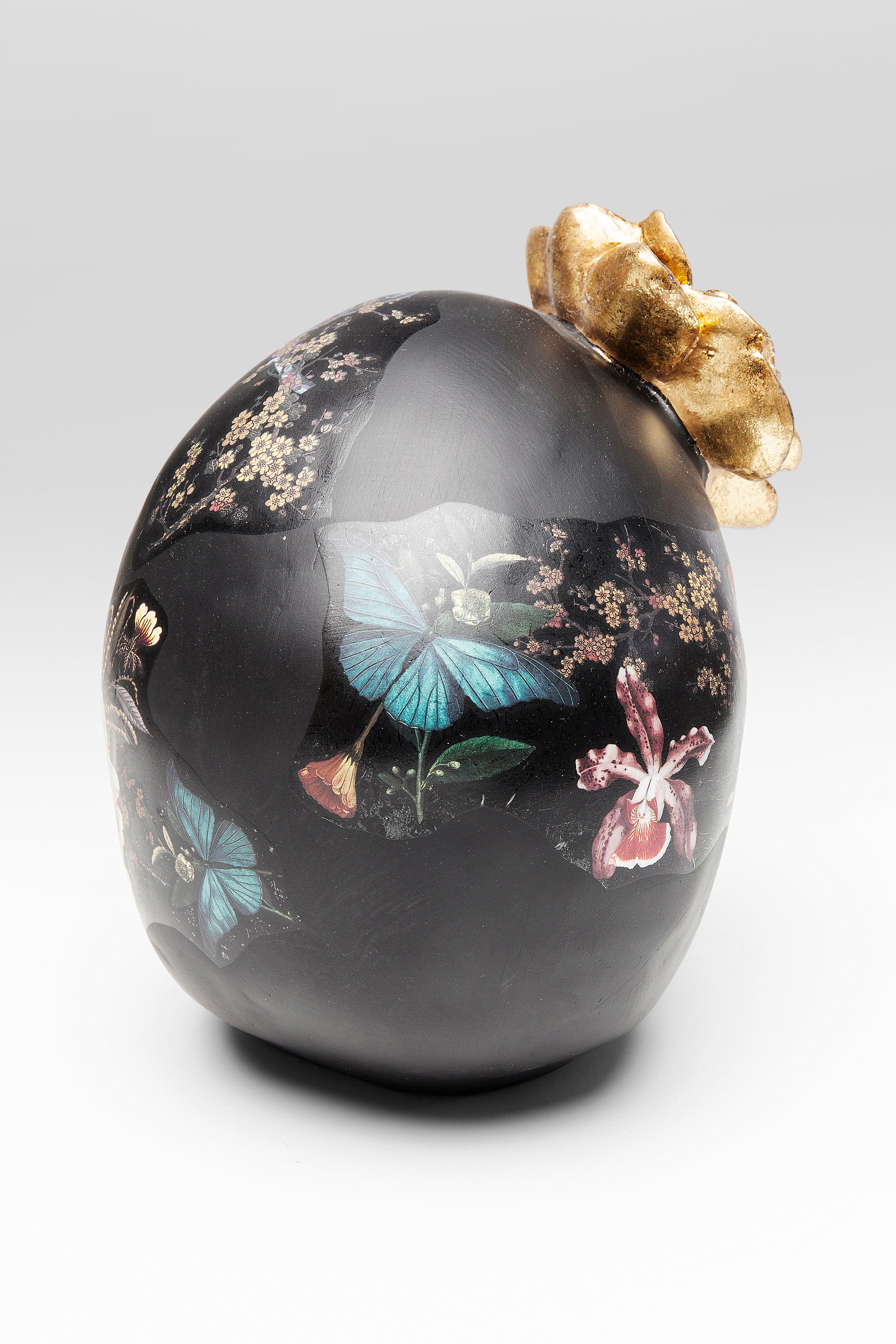 Kare - Deco Object Flower Skull 22cm