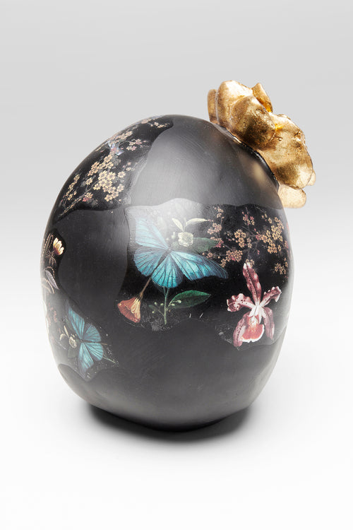 Kare - Deco Object Flower Skull 22cm