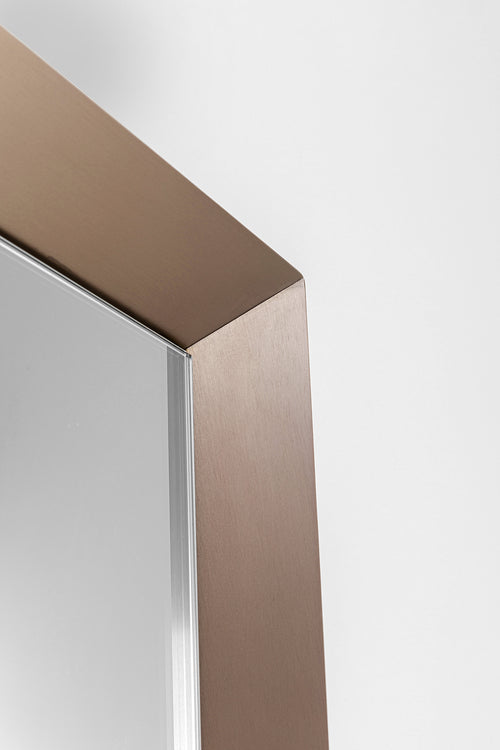 Kare - Wall Mirror Arezzo Coffee Trapez 65(45)x160cm