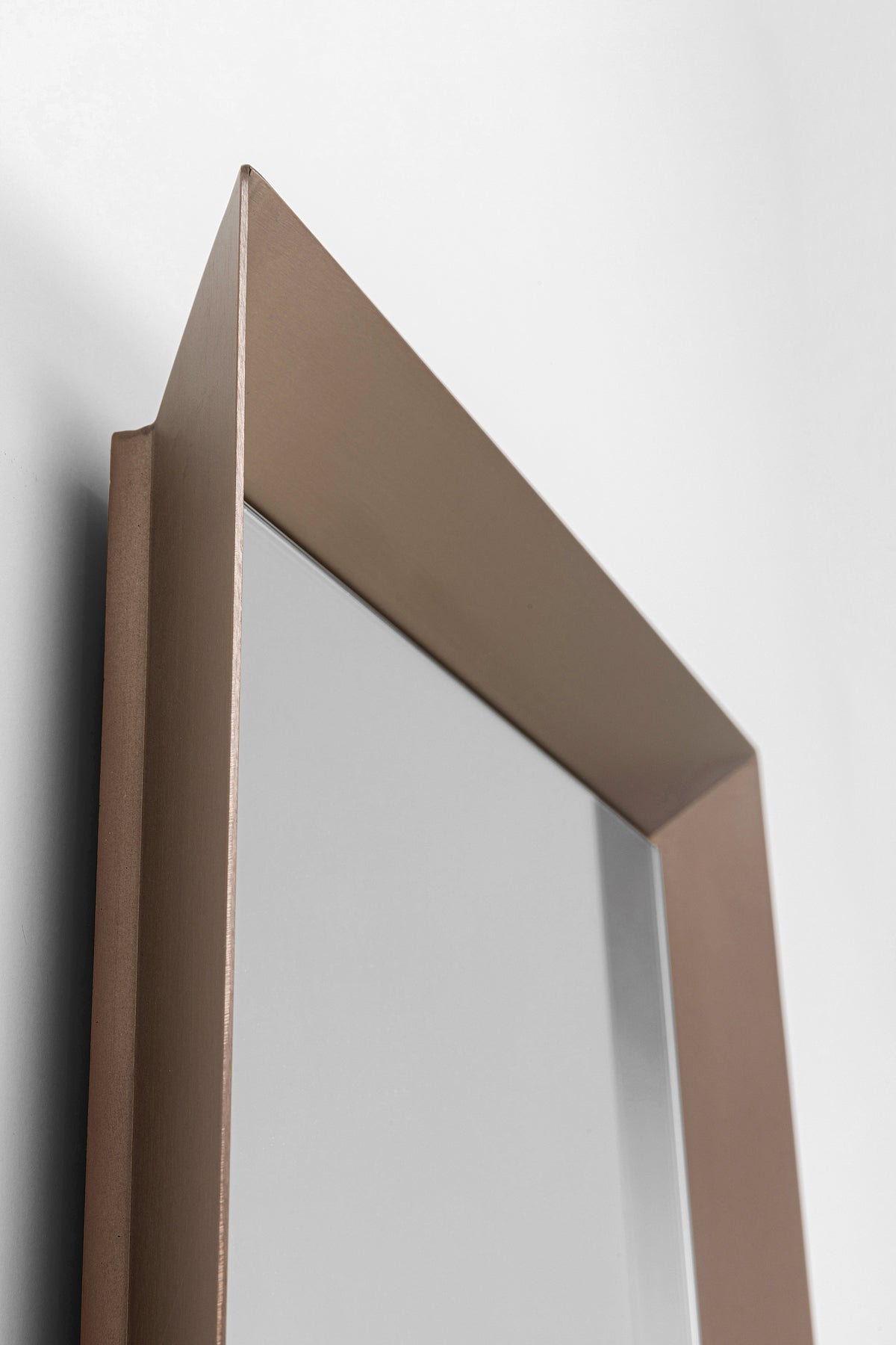 Kare - Wall Mirror Arezzo Coffee Trapez 65(45)x160cm