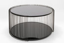 Kare - Coffee Table Wire Double Black Ø80cm