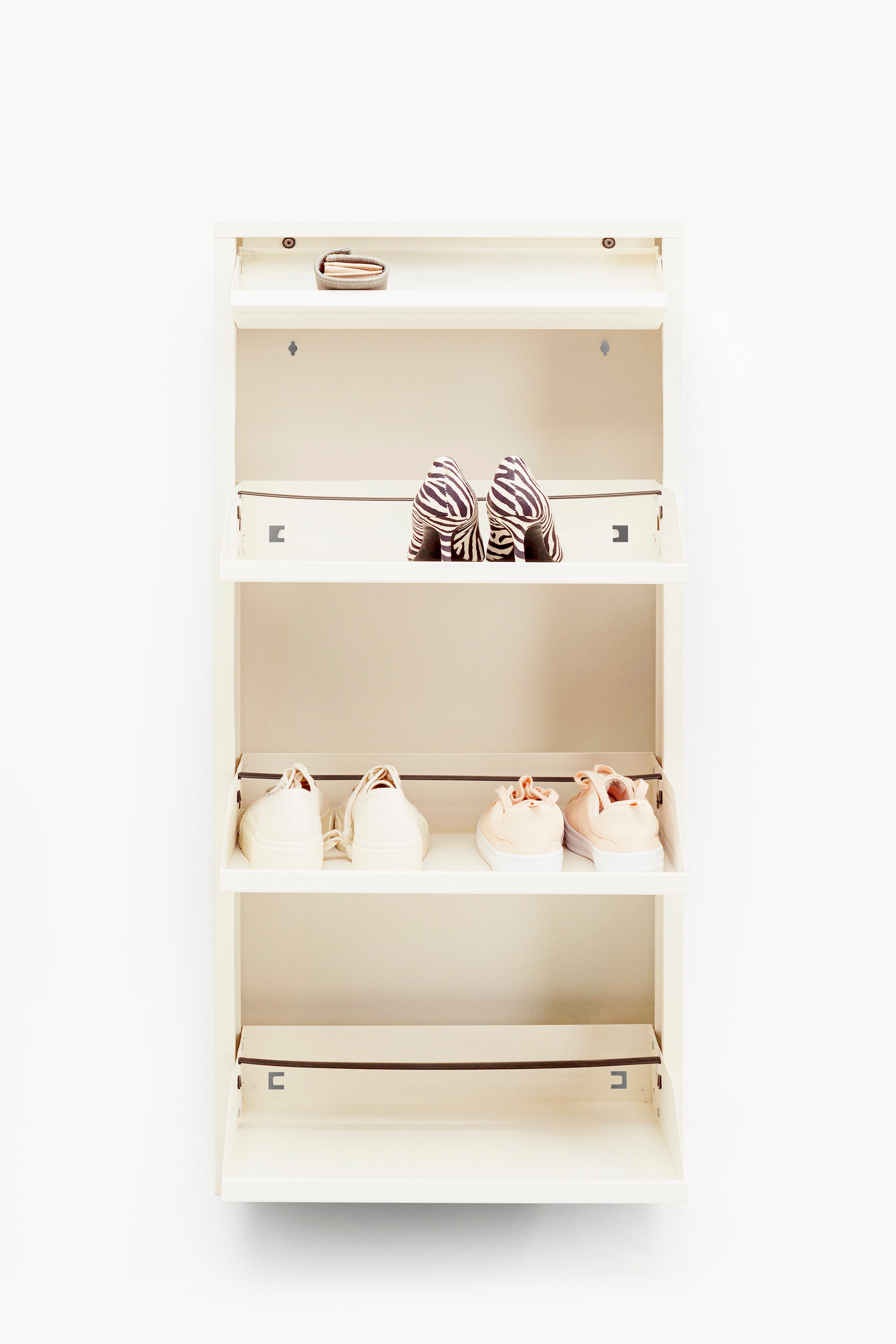 Kare - Shoe Container Caruso 3 Plus 1 Cream