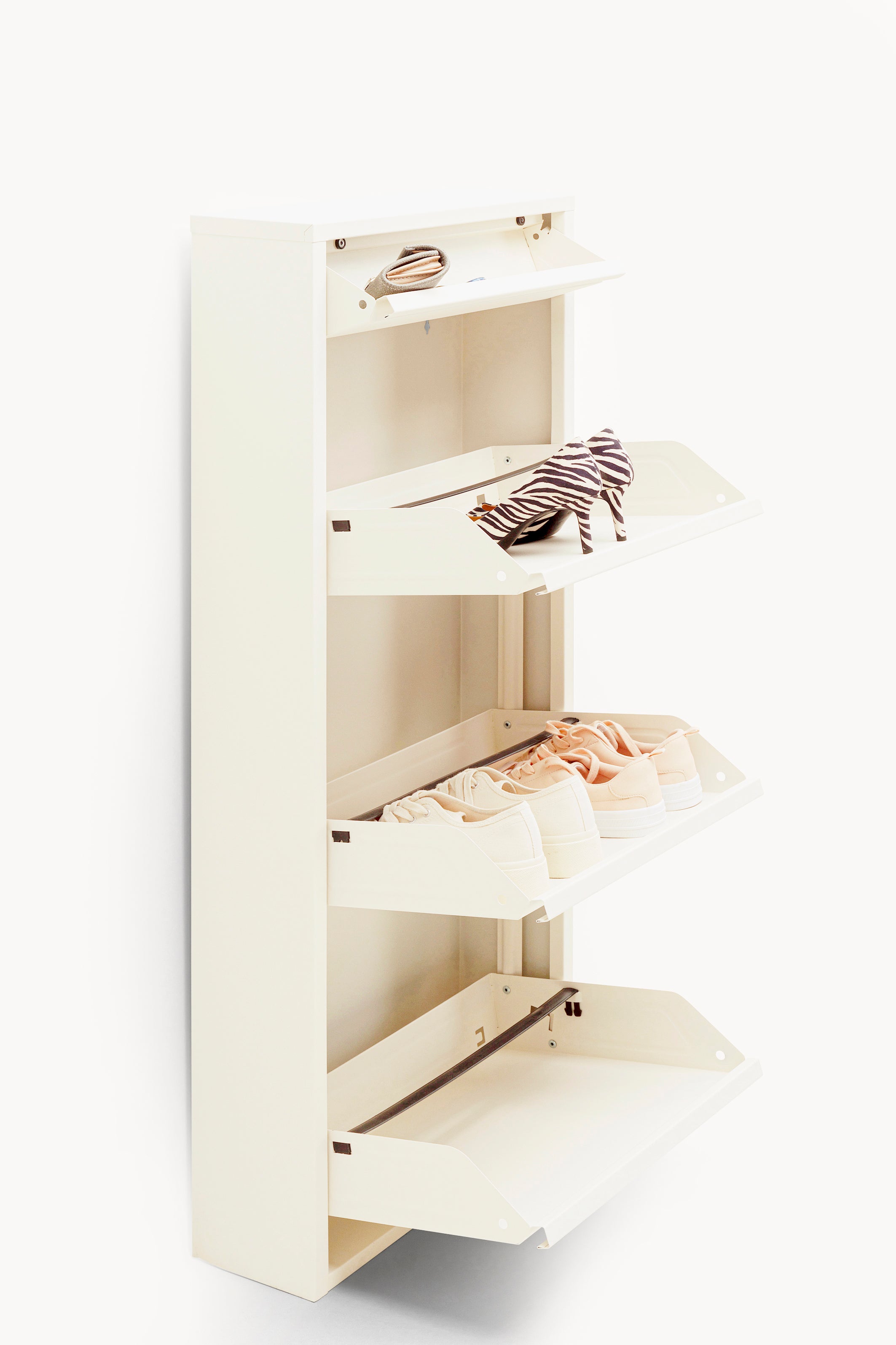 Kare - Shoe Container Caruso 3 Plus 1 Cream