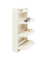 Kare - Shoe Container Caruso 3 Plus 1 Cream
