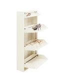 Kare - Shoe Container Caruso 3 Plus 1 Cream
