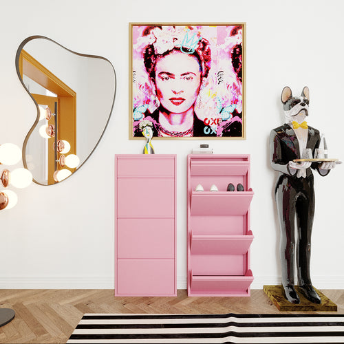 Kare - Shoe Container Caruso 3 Plus 1 Rosa