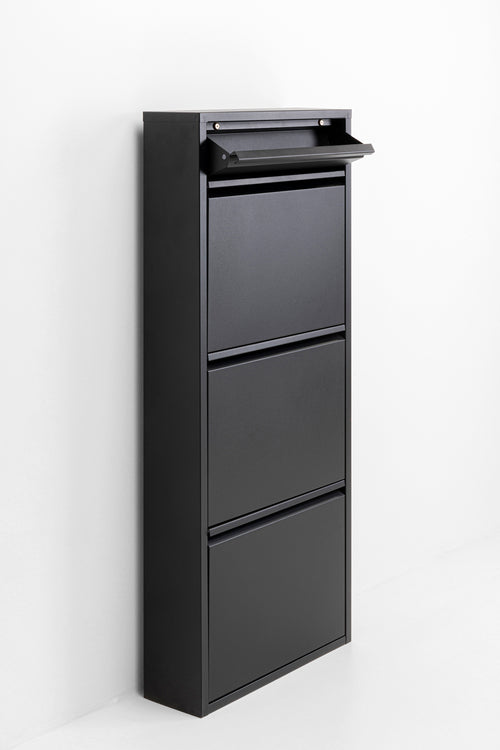 Kare - Shoe Container Caruso 3 Plus 1 Black (MO)