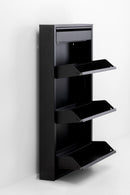 Kare - Shoe Container Caruso 3 Plus 1 Black (MO)