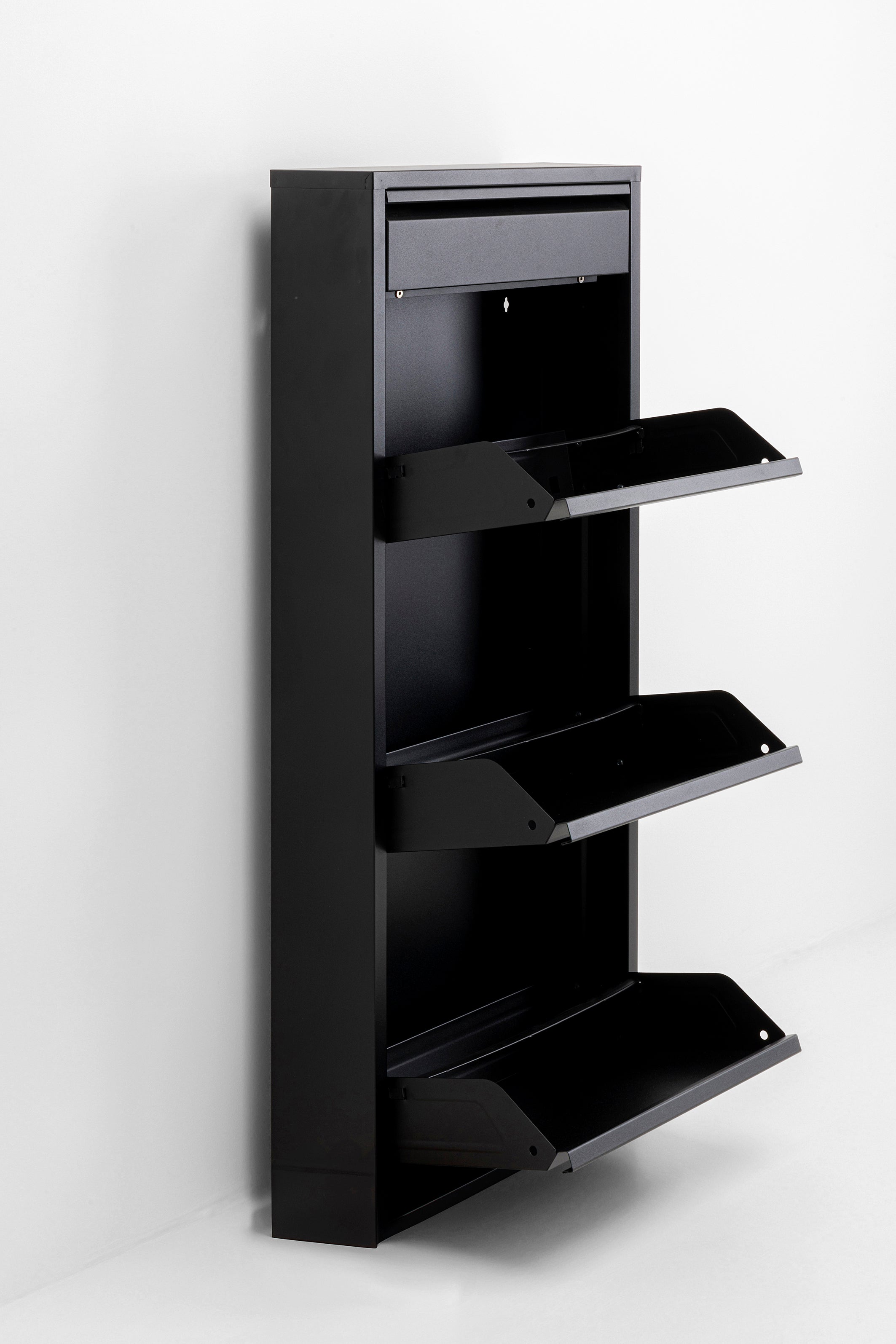 Kare - Shoe Container Caruso 3 Plus 1 Black (MO)