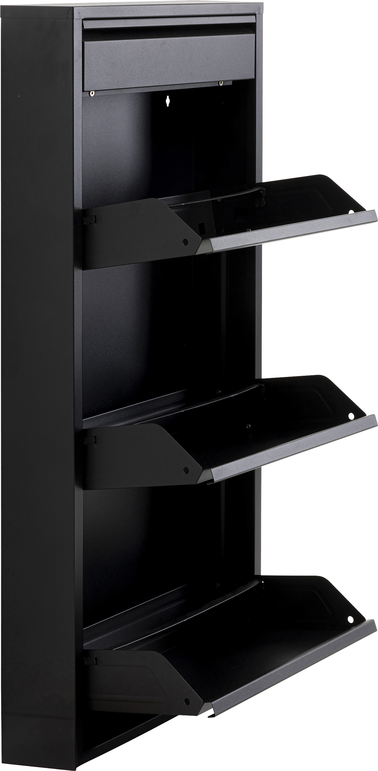 Kare - Shoe Container Caruso 3 Plus 1 Black (MO)