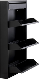 Kare - Shoe Container Caruso 3 Plus 1 Black (MO)