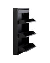 Kare - Shoe Container Caruso 3 Plus 1 Black (MO)