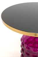 Kare - Side Table Lola Purple Ø50cm