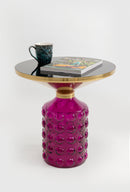 Kare - Side Table Lola Purple Ø50cm