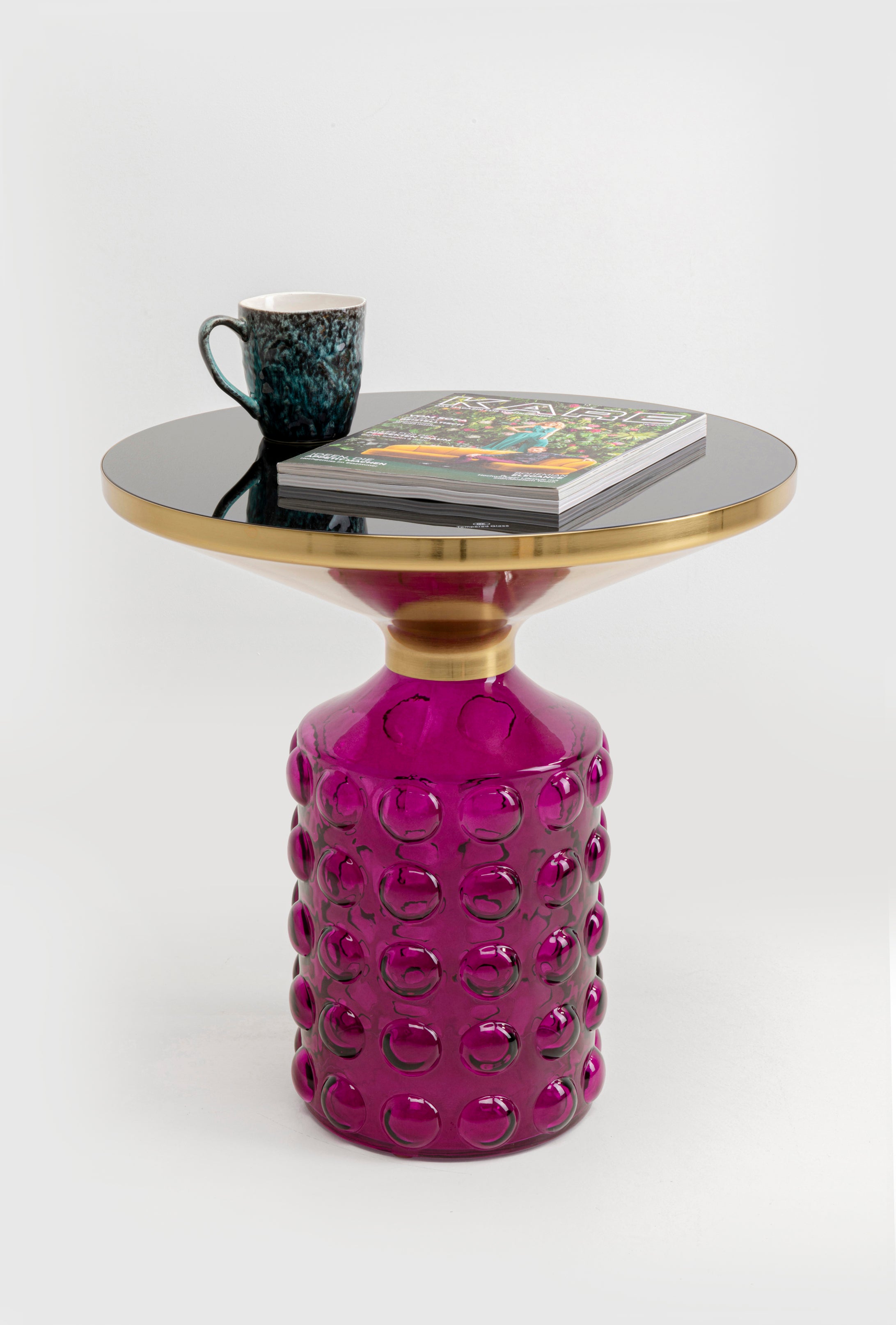 Kare - Side Table Lola Purple Ø50cm
