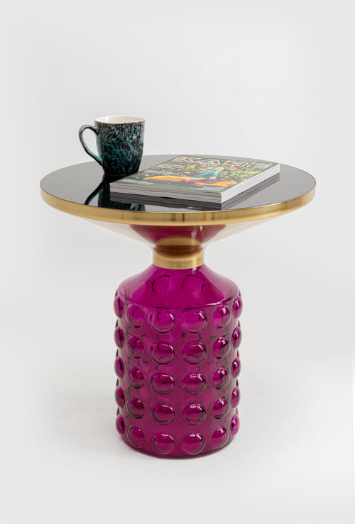 Kare - Side Table Lola Purple Ø50cm