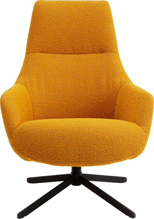 Kare - Swivel Armchair Mimi Yellow