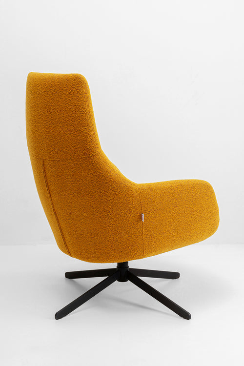 Kare - Swivel Armchair Mimi Yellow