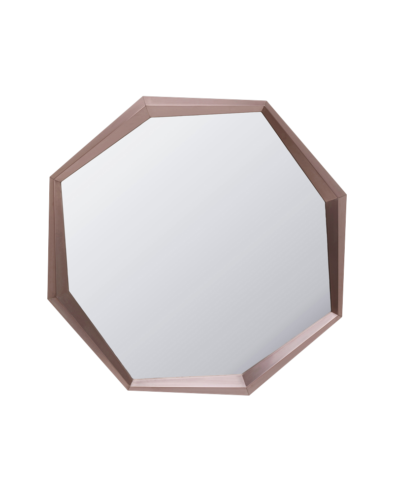 Kare - Wall Mirror Octagon Coffee 120x120cm