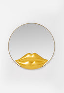 Kare - Wall Mirror Lips Ø100cm
