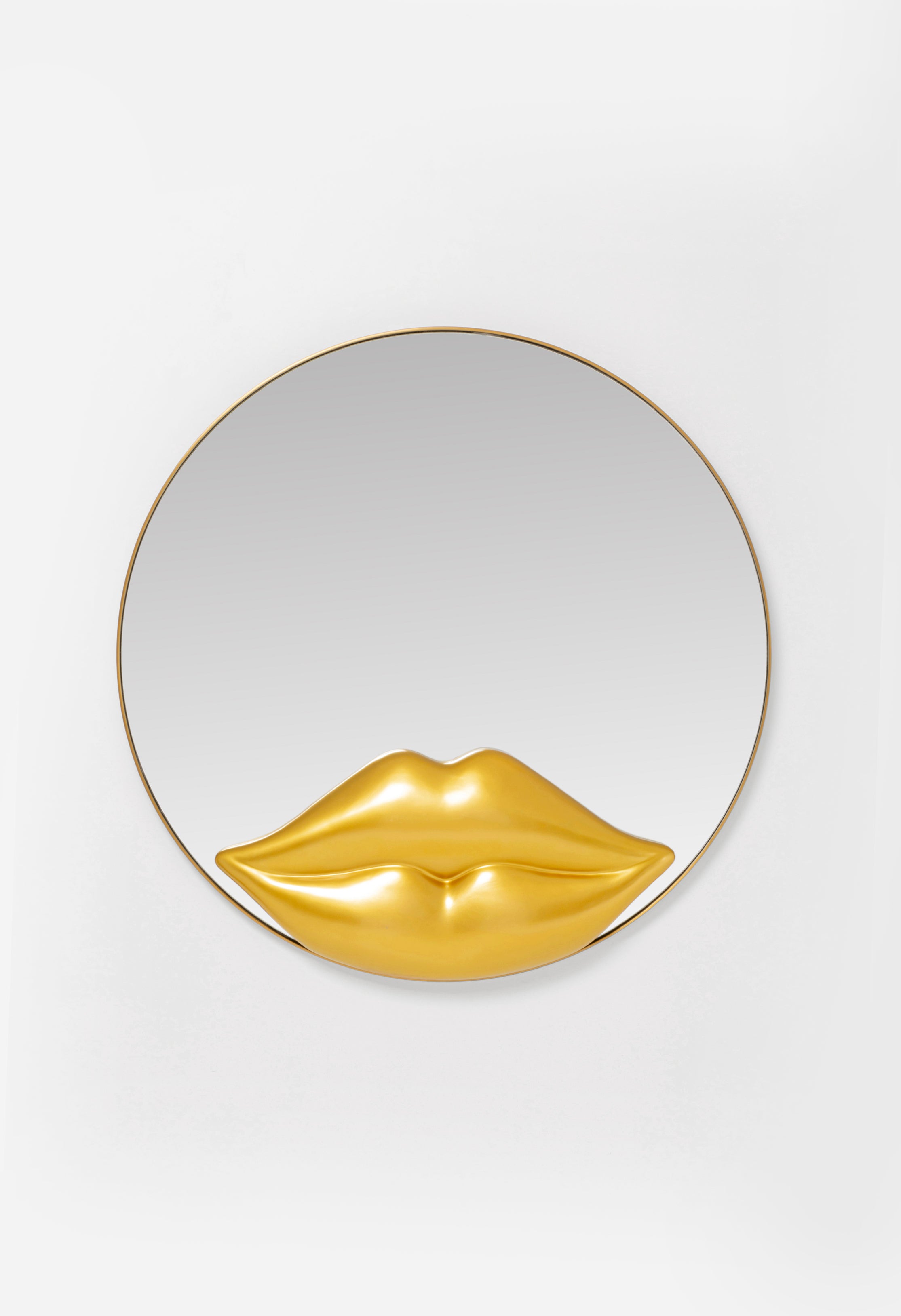 Kare - Wall Mirror Lips Ø100cm