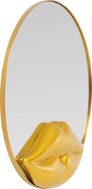 Kare - Wall Mirror Lips Ø100cm
