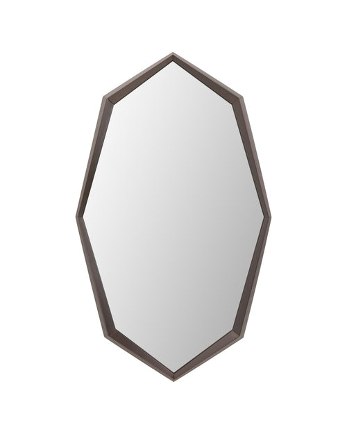 Kare - Wall Mirror Octagon Coffee 90x150cm
