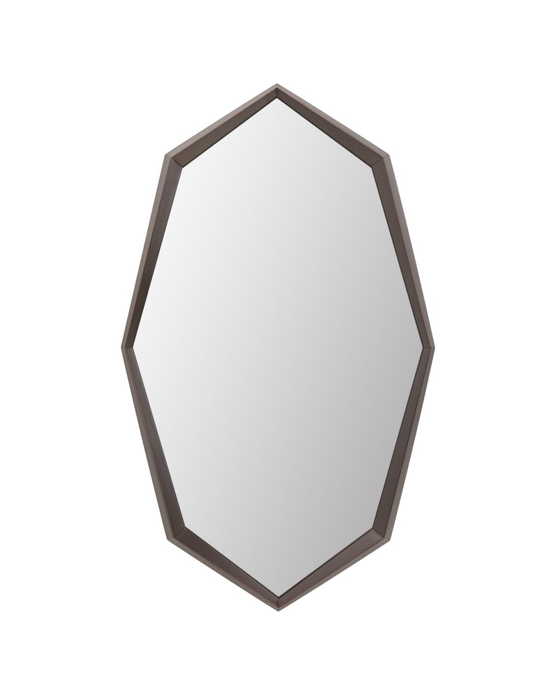 Kare - Wall Mirror Octagon Coffee 90x150cm