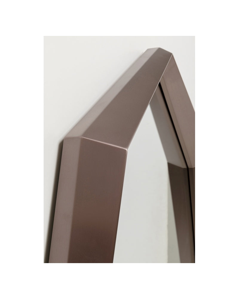 Kare - Wall Mirror Octagon Coffee 90x150cm
