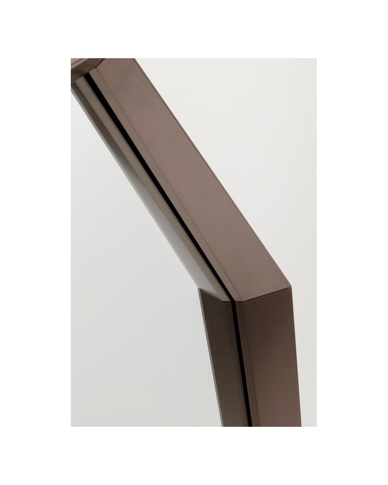 Kare - Wall Mirror Octagon Coffee 90x150cm