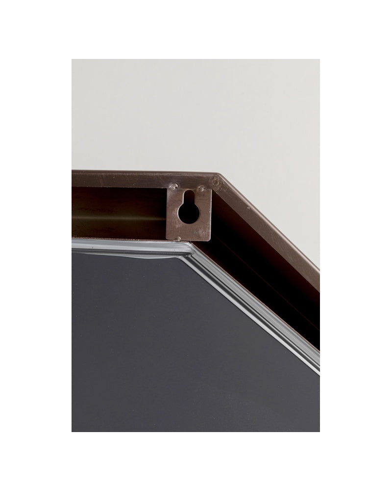Kare - Wall Mirror Octagon Coffee 90x150cm