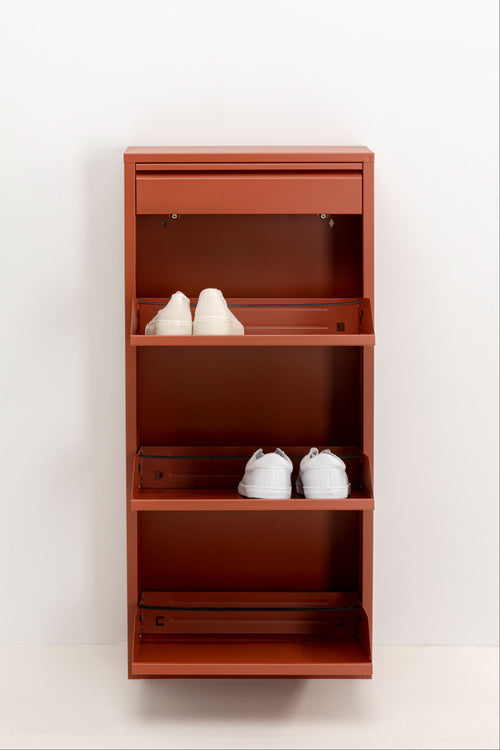 Kare - Shoe Container Caruso 3 Plus 1 Brown