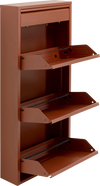 Kare - Shoe Container Caruso 3 Plus 1 Brown