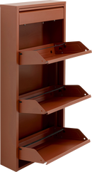 Kare - Shoe Container Caruso 3 Plus 1 Brown