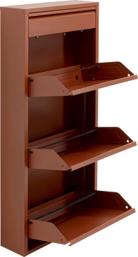 Kare - Shoe Container Caruso 3 Plus 1 Brown