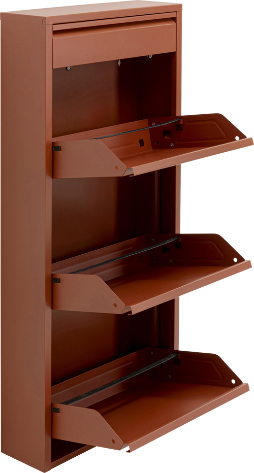 Kare - Shoe Container Caruso 3 Plus 1 Brown