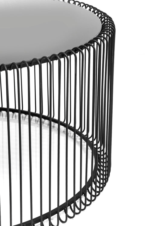 Kare - Coffee Table Wire Black (2/Set)