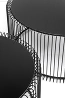 Kare - Coffee Table Wire Black (2/Set)