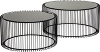 Kare - Coffee Table Wire Black (2/Set)