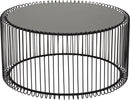 Kare - Coffee Table Wire Black (2/Set)