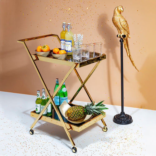 Kare - Tray Table Casino Gold