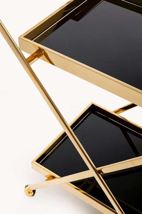 Kare - Tray Table Casino Gold